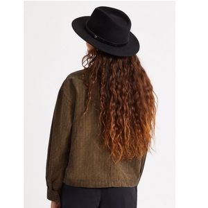 BRIXTON MESSER FEDORA - blk (sz m)